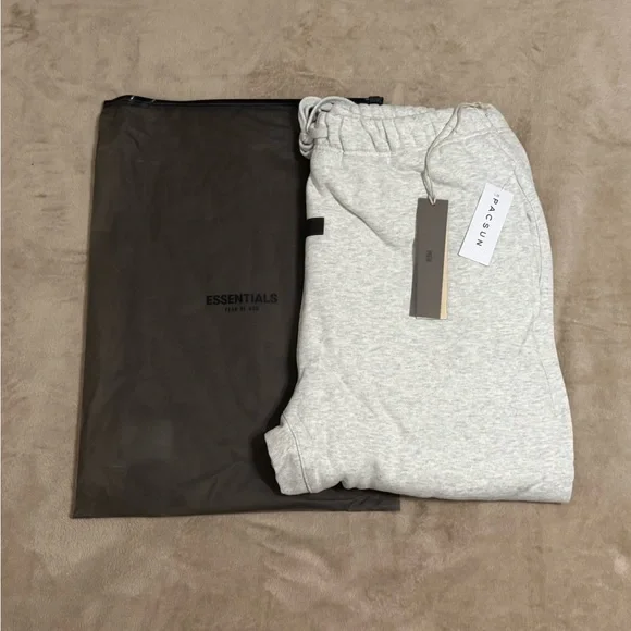 Essentials Light Oatmeal Jogger/Sweatpant - Picture 2 of 2